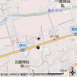 福岡県飯塚市伊川424周辺の地図