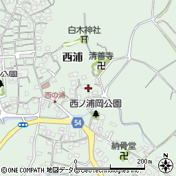 福岡県福岡市西区西浦1375周辺の地図