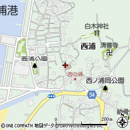 福岡県福岡市西区西浦1049周辺の地図
