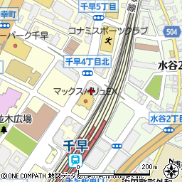 ドラッグストアコスモス千早駅店周辺の地図