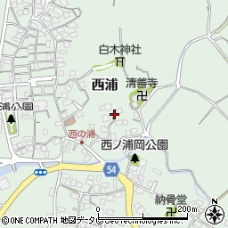 福岡県福岡市西区西浦1366周辺の地図
