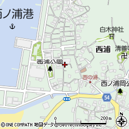 福岡県福岡市西区西浦1104周辺の地図