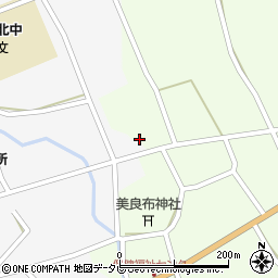 高知県香美市香北町韮生野186-2周辺の地図