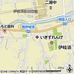 福岡県飯塚市伊岐須705周辺の地図