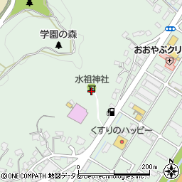 水祖神社周辺の地図