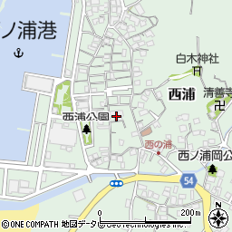 福岡県福岡市西区西浦1103周辺の地図