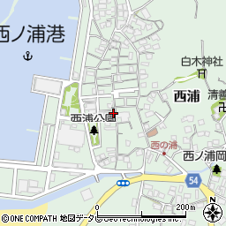 福岡県福岡市西区西浦1100周辺の地図