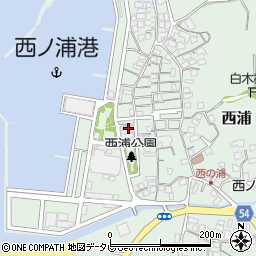 福岡県福岡市西区西浦1158周辺の地図