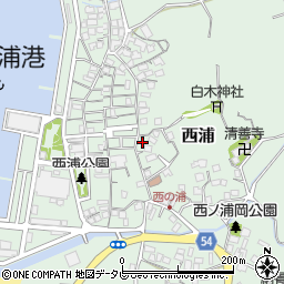 福岡県福岡市西区西浦1111周辺の地図