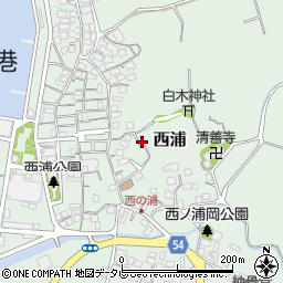 福岡県福岡市西区西浦1300周辺の地図