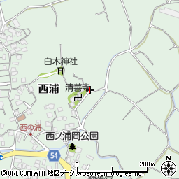 福岡県福岡市西区西浦1345周辺の地図