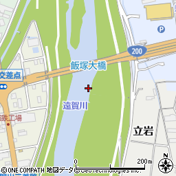 飯塚大橋周辺の地図