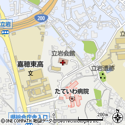 飯塚市役所　立岩人権啓発センター周辺の地図