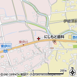 福岡県飯塚市伊川596周辺の地図