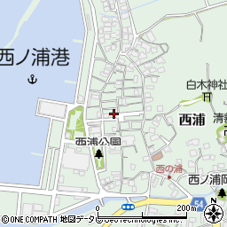 福岡県福岡市西区西浦1154周辺の地図
