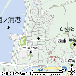 福岡県福岡市西区西浦1153周辺の地図