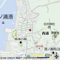 福岡県福岡市西区西浦1149周辺の地図