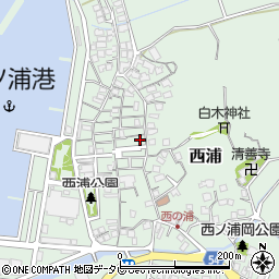 福岡県福岡市西区西浦1169周辺の地図