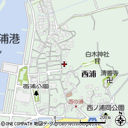 福岡県福岡市西区西浦1295周辺の地図