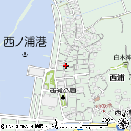 福岡県福岡市西区西浦1185周辺の地図