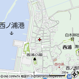 福岡県福岡市西区西浦1187周辺の地図