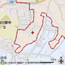 福岡県田川郡香春町中津原2887-7周辺の地図