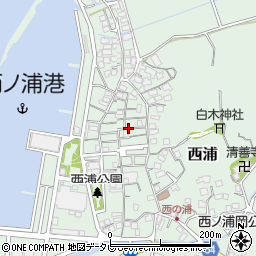 福岡県福岡市西区西浦1191周辺の地図