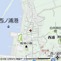 福岡県福岡市西区西浦1202周辺の地図