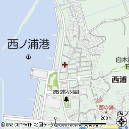 福岡県福岡市西区西浦1200周辺の地図