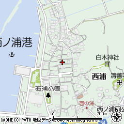福岡県福岡市西区西浦1199周辺の地図