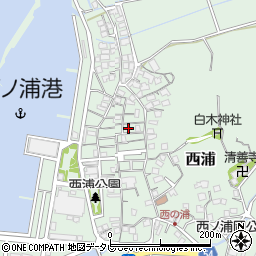 福岡県福岡市西区西浦1198周辺の地図