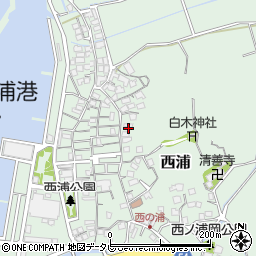 福岡県福岡市西区西浦1293周辺の地図