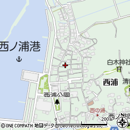 福岡県福岡市西区西浦1215周辺の地図