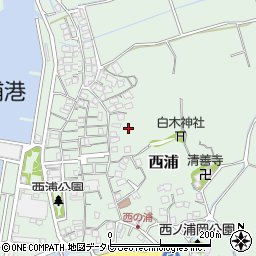 福岡県福岡市西区西浦1291周辺の地図