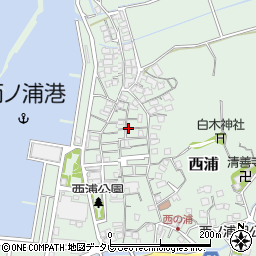 福岡県福岡市西区西浦1218周辺の地図