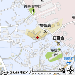 福智高等学校周辺の地図