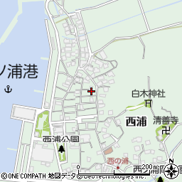 福岡県福岡市西区西浦1225周辺の地図