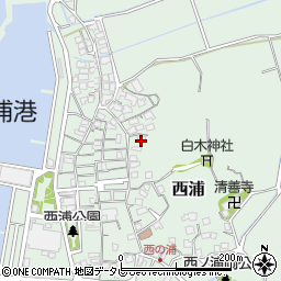 福岡県福岡市西区西浦1292周辺の地図