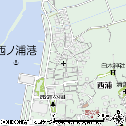 福岡県福岡市西区西浦1240周辺の地図