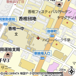 福岡市立千早小学校周辺の地図