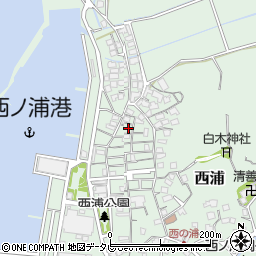 福岡県福岡市西区西浦1242周辺の地図