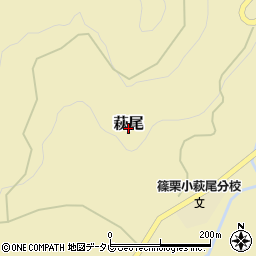 福岡県糟屋郡篠栗町萩尾周辺の地図