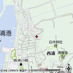 福岡県福岡市西区西浦1286周辺の地図