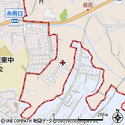 福岡県田川郡香春町中津原2887-14周辺の地図