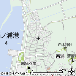 福岡県福岡市西区西浦1249周辺の地図