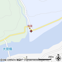 高知県香美市香北町有瀬91周辺の地図
