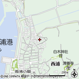 福岡県福岡市西区西浦1281周辺の地図