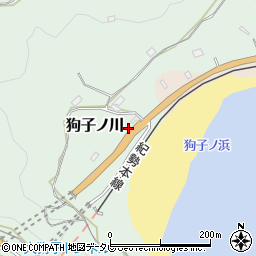 和歌山県東牟婁郡那智勝浦町狗子ノ川1826周辺の地図