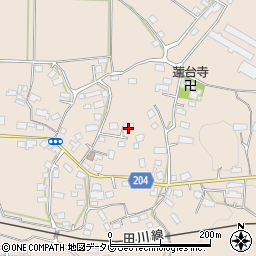 福岡県田川郡香春町中津原1439周辺の地図
