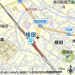 椎田駅周辺の地図